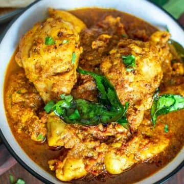 Chicken Chettinad (Lamb & King Prawns)