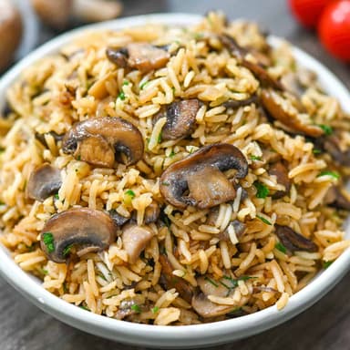 Mushroom Rice (v)