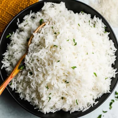 Steamed Basmati Rice (v)